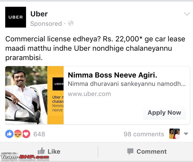 Uber, Ola drivers unhappy with remuneration, to go on strike-imageuploadedbyteambhp1488728725.466465.jpg