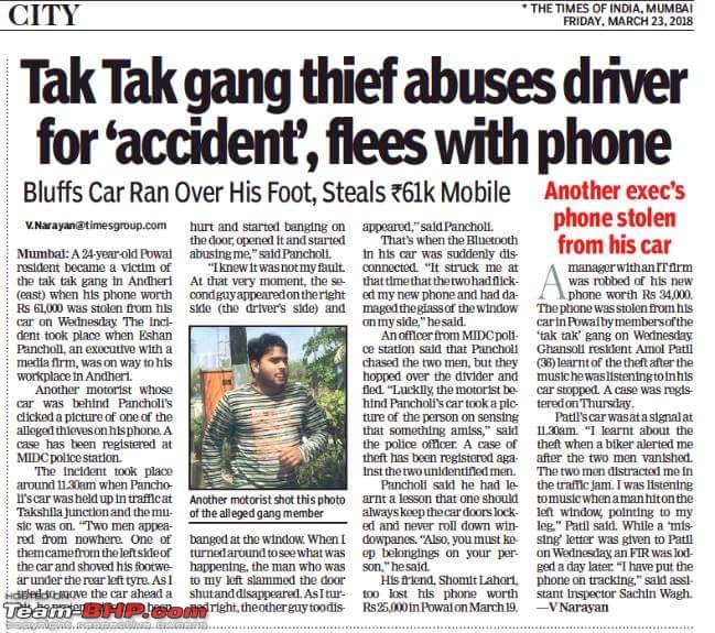 The Thak Thak gang - Fake accident, then extortion-fb_img_1521776862399.jpg