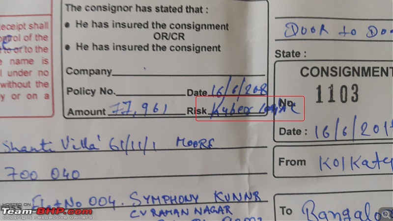 Poor transportation experience of my Ikon through Kuber Logistics-20180630_145536.jpg