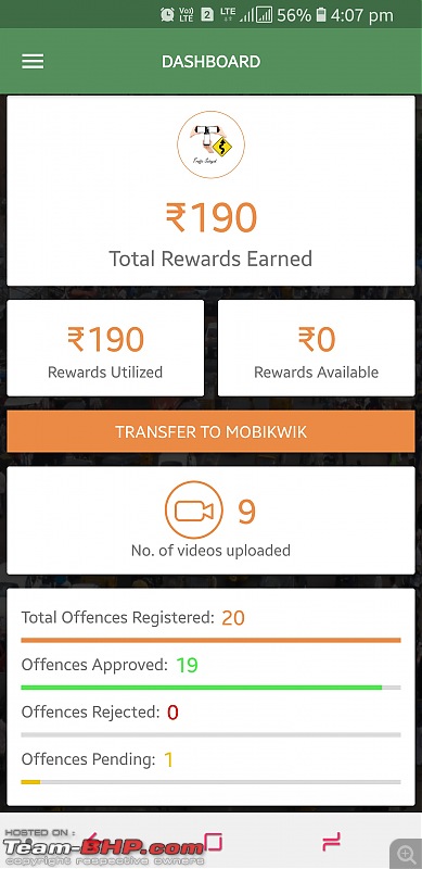 Traffic Sahayak App: How to make money from traffic offenders!-dashboard.jpg