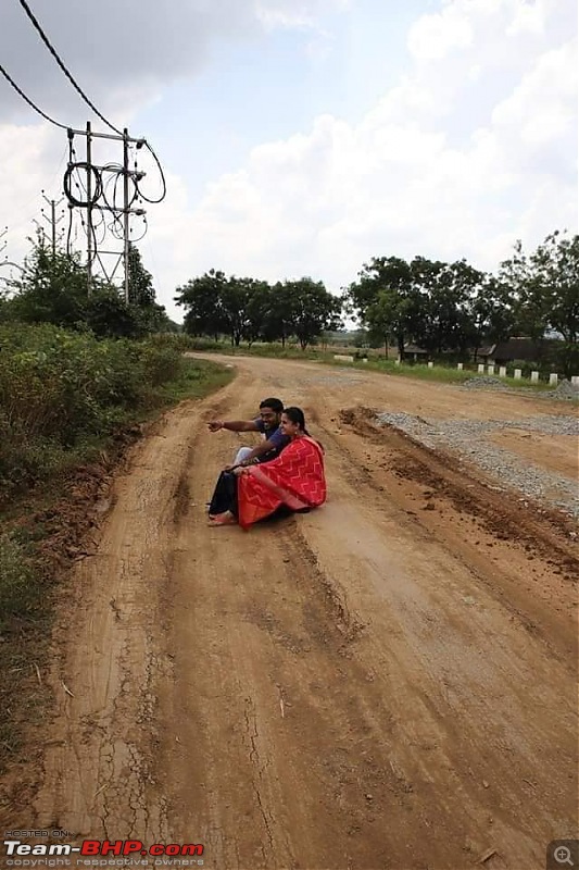 Novel Couple Photoshoot on potholed roads to grab the attention of the Government-74214094_2815527375166230_9098299883365859328_n.jpg