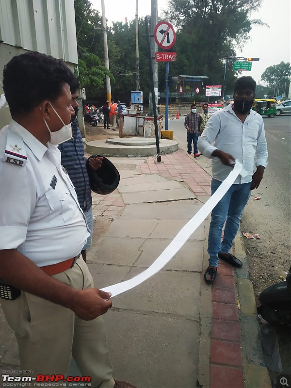 Widespread traffic police checking in Bangalore-btp.jpg