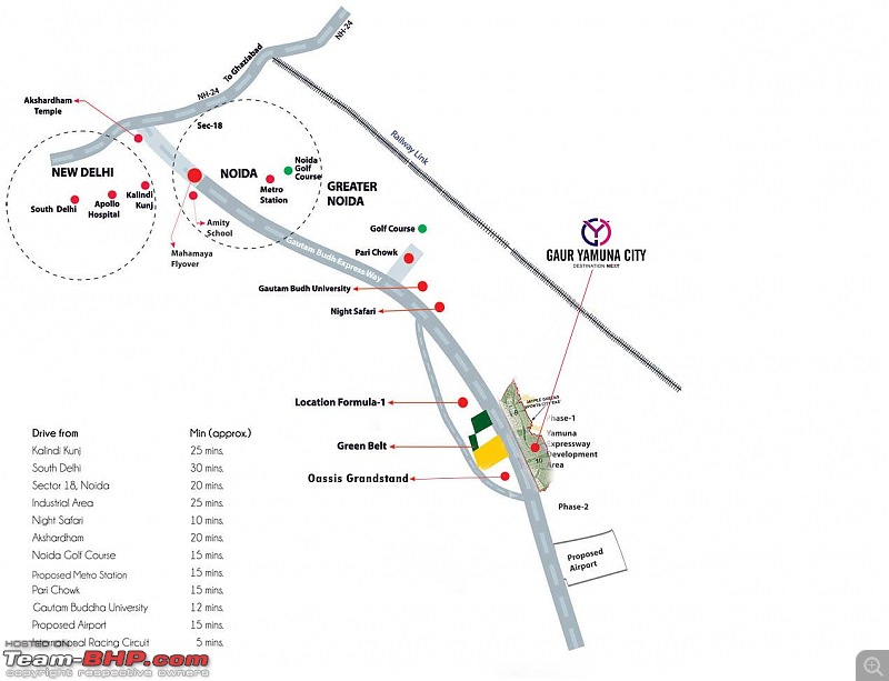 Uttar Pradesh: The Land of Expressways-yamunaexpresswaymap.jpg