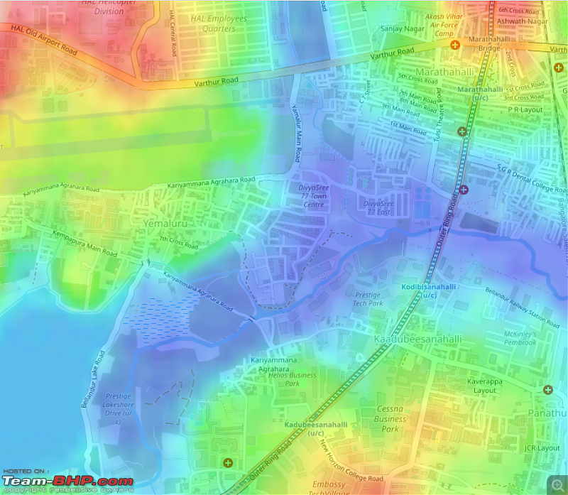 Rants on Bangalore's traffic situation-topography-kdb.png