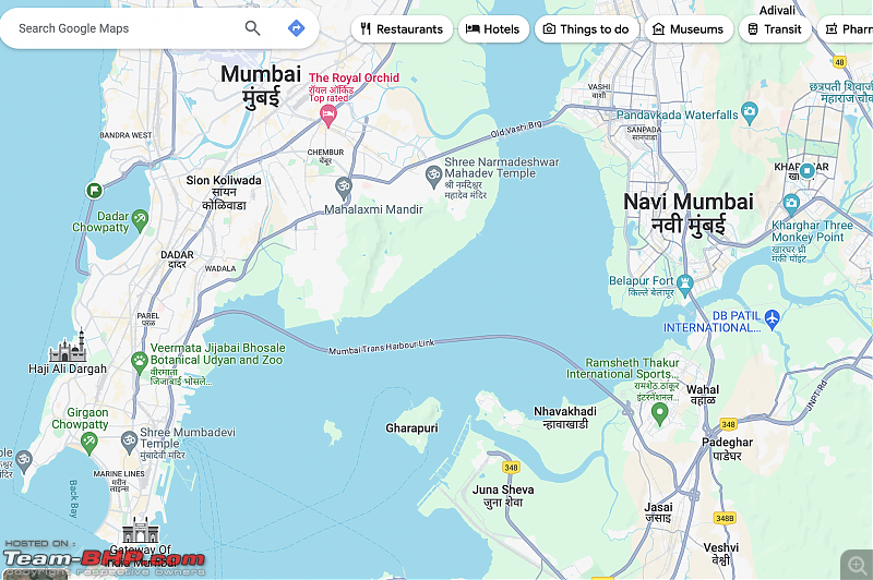 Mumbai Trans Harbour Link - Connecting Southern Mumbai with Navi Mumbai-googlemapsatalsetu.png