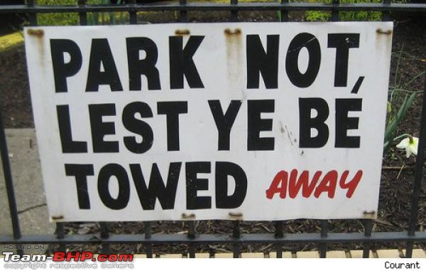 How do you stick a bell on a wall? Pics of Quirky signs, captions & boards-funny_no_parking_640_03.jpg