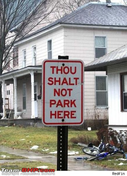 How do you stick a bell on a wall? Pics of Quirky signs, captions & boards-funny_no_parking_640_07.jpg