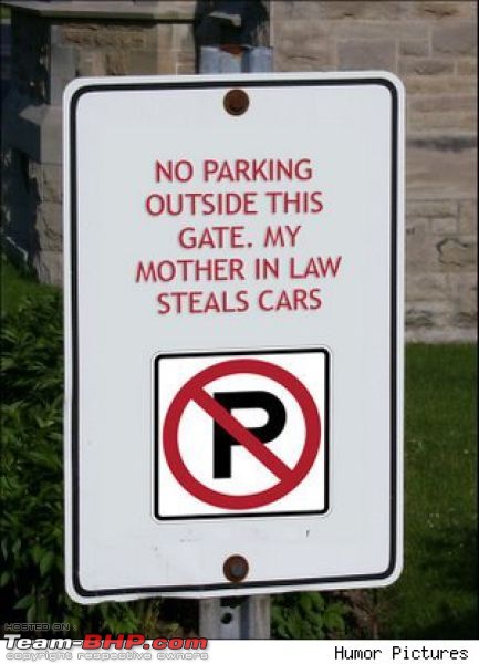 How do you stick a bell on a wall? Pics of Quirky signs, captions & boards-funny_no_parking_640_10.jpg