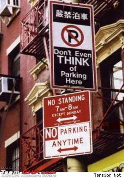 How do you stick a bell on a wall? Pics of Quirky signs, captions & boards-funny_no_parking_640_11.jpg