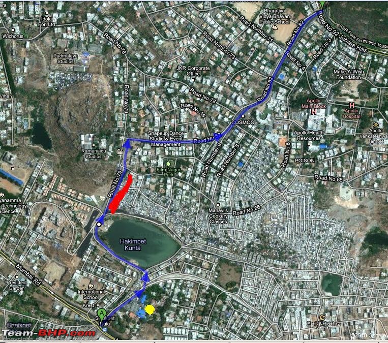 Hyderabad: Updates on traffic - diversions, road expansions, alternate routes, etc.-route.jpg