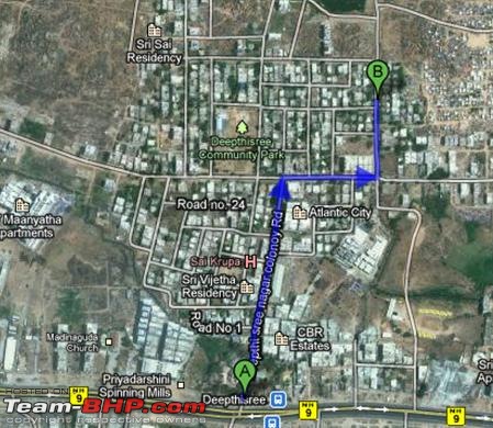 Hyderabad: Updates on traffic - diversions, road expansions, alternate routes, etc.-map.jpg