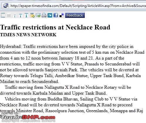 Hyderabad: Updates on traffic - diversions, road expansions, alternate routes, etc.-toi.jpg
