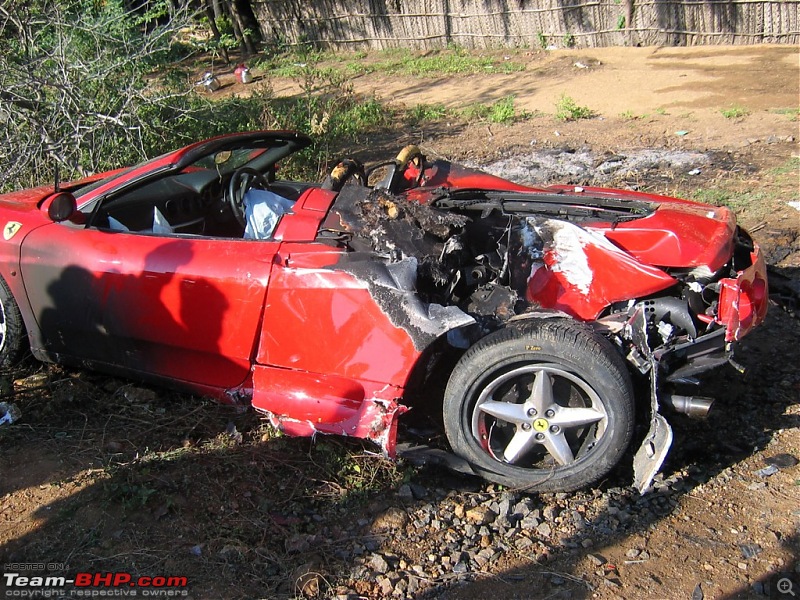 Supercar & Import Crashes in India-ferrari5ev.jpg