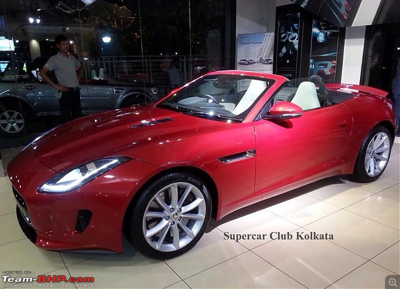 Supercars & Imports : Kolkata-jaguar-f-type-v6-red.jpg