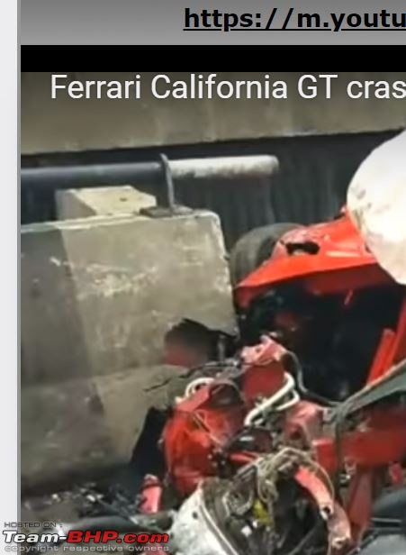 Fatal Ferrari California accident in Kolkata-1.jpg