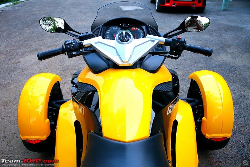 Its here.. India's First and Exclusive !! BRP Can-Am Spyder RS EDIT: Pics on Page  2-img_3574.jpg