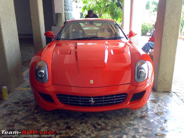 EXCLUSIVE PICTURES: Ferrari 599 GTB Fiorano in Mumbai EDIT: More pics on pg 5-03.jpg