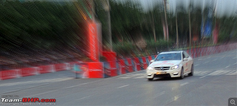 Lewis Hamilton drives the McLaren Mercedes MP4-27 at BKC, Mumbai. Report on Page 3-1.jpg