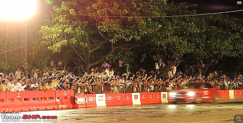 Lewis Hamilton drives the McLaren Mercedes MP4-27 at BKC, Mumbai. Report on Page 3-d-4.jpg