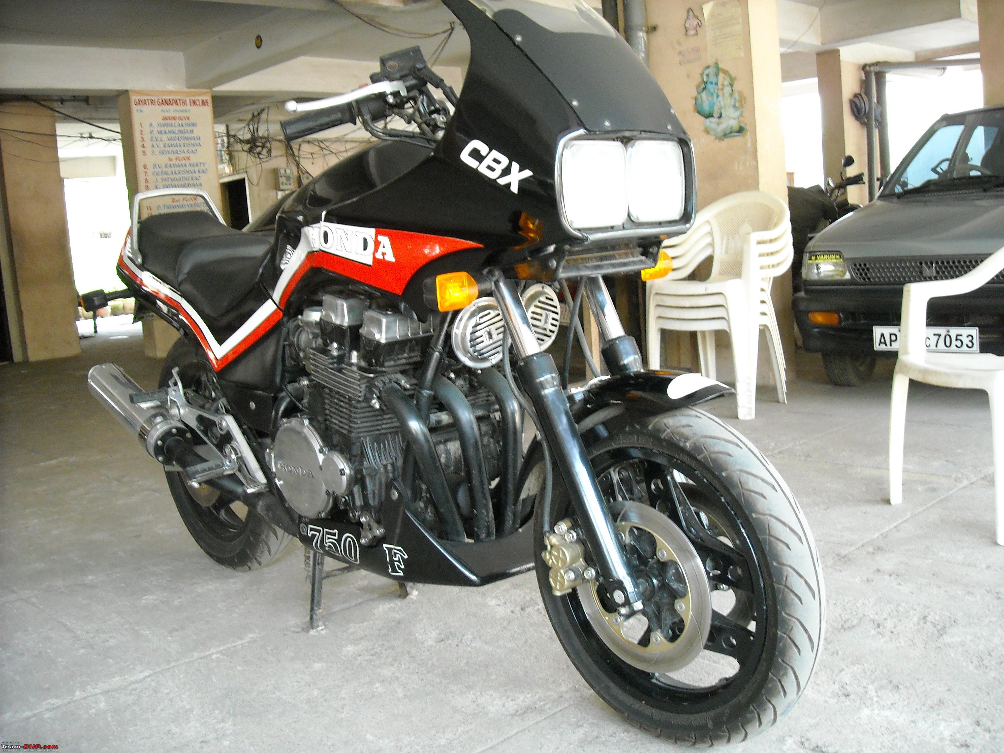 An ex-police Honda CBX750 returns to the streets