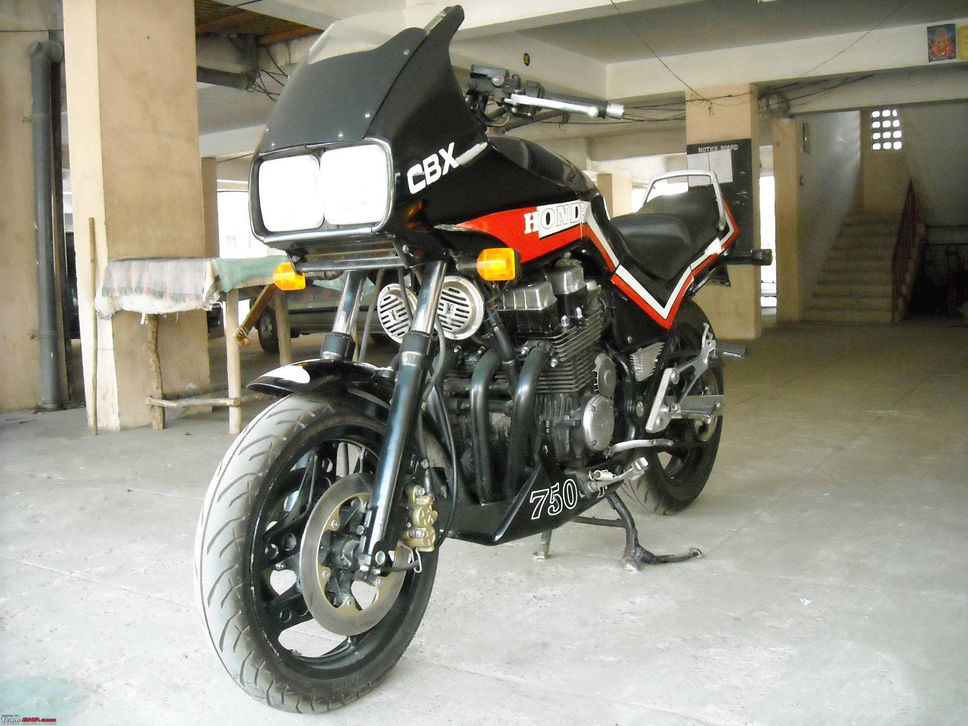 An ex-police Honda CBX750 returns to the streets