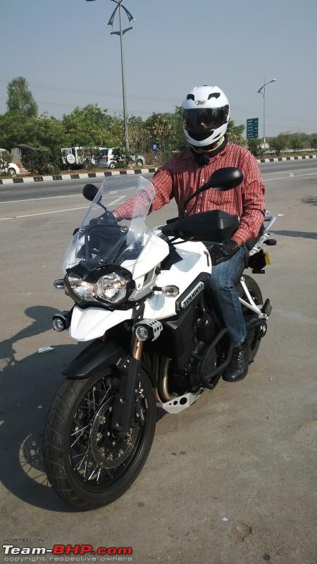 Triumph Tiger Explorer 1200: The "Big Tiger" exploring Indian roads! EDIT: Now on the BMW R1200 GS-img20140330wa0027.jpg