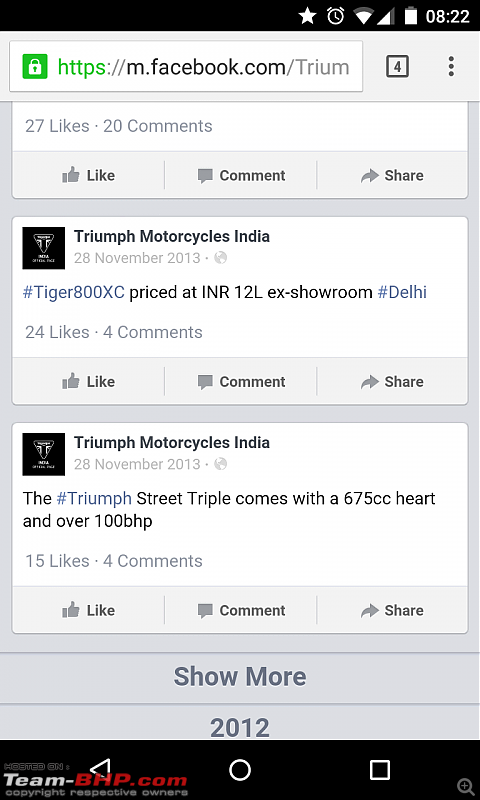 Triumph India: Sold Bikes in India with fake performance figures!-screenshot_20141129082224.png