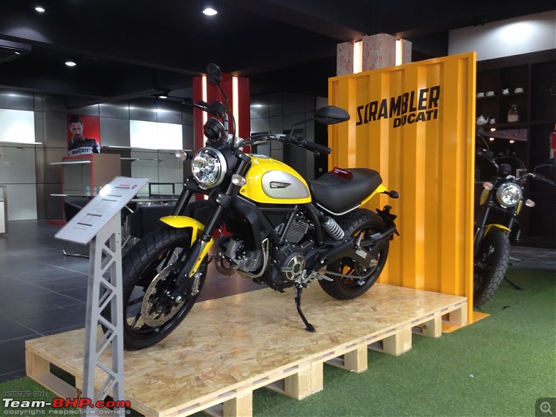 Ducati to re-enter India in 2015. EDIT: Bikes priced from Rs. 7.08 lakhs (page 6)-scramblerdisplay.jpg