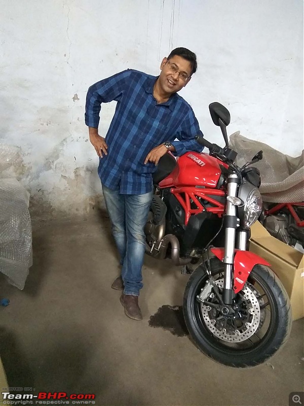 Red Ducati Monster 821 - Initial ownership report-002-pdi-bhiwandi.jpg