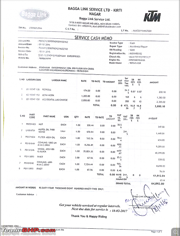 Versys 650: Horrible experience with Kawasaki & its dealers-bagga-invoice.png