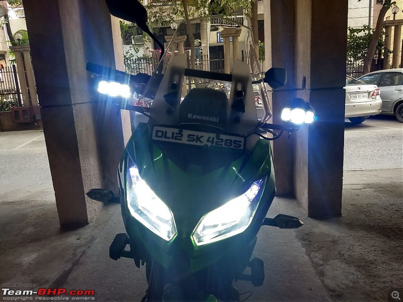 The Everyday Superbike! Juggernaut, my Kawasaki Versys 650. EDIT: 2nd service & accessories-alllights.jpg