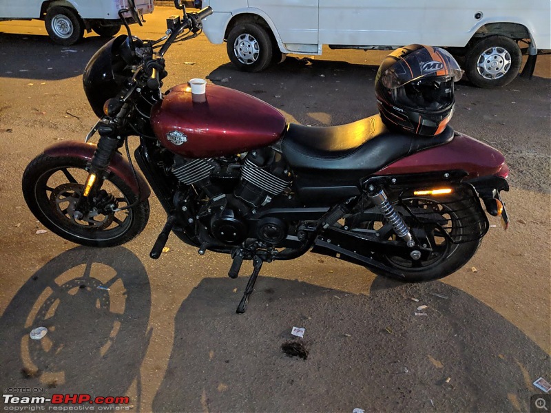 My Red Baron  Harley Davidson Street 750. EDIT: Sold!-1-tea-stop-nelamangala-junction.jpeg