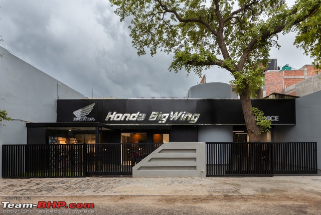 HMSI launches Honda Big Wing - Honda's premium bike dealerships-hondabigwingworkshopfrontfascia001.jpg