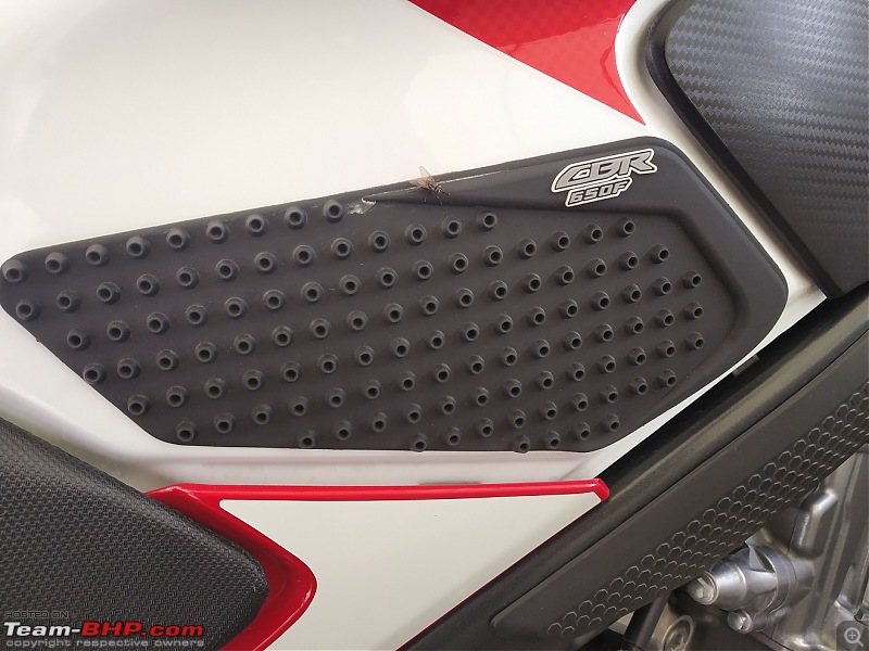 Superbike dream : 2016 Honda CBR650F-tankpad.jpg