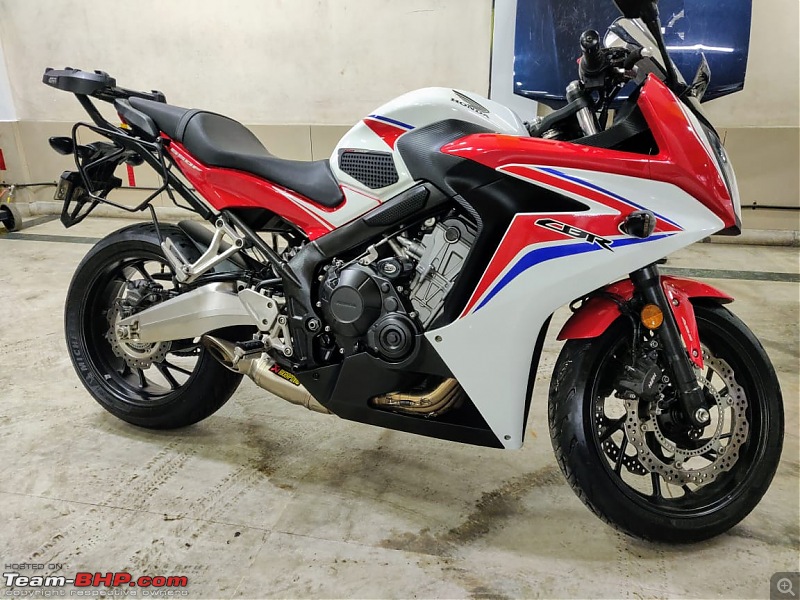 Pragmatism in the world of bling: The story of my Honda CBR650F. EDIT: Now sold-detailing.jpg