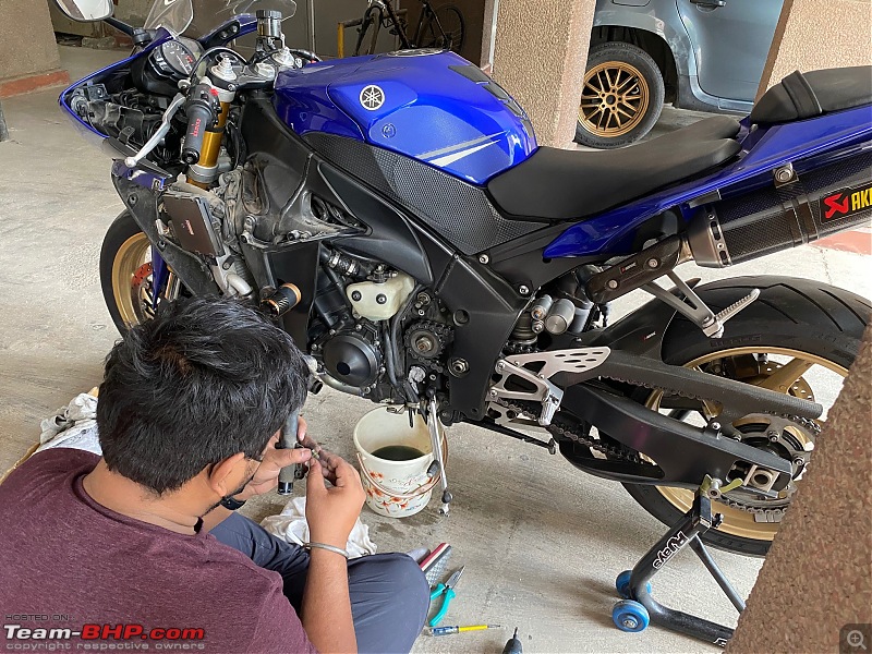Dreams do come true | My 2010 Yamaha R1 | And now a BMW G310GS too!!-coolant.jpg