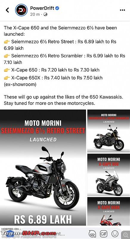 Italian bikemaker Moto Morini to enter the Indian market. EDIT: Launches 4 bikes-26d5284c6d8245318fe9a1264217f19b.jpeg
