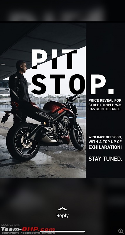 Triumph 2023 Street Triple 765 range unveiled. EDIT: Launched at Rs. 10.17 lakh-420cb9f28e4d4c0d92f98b6e2dd69969.jpeg