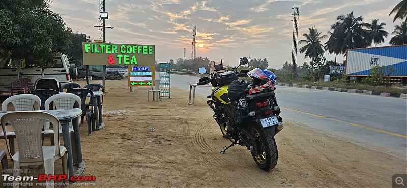 One bike to tame them all! | Part - II | My Triumph Tiger Sport 660. Edit: 15,000 kms up!-breakfast-heading-chennai.jpg