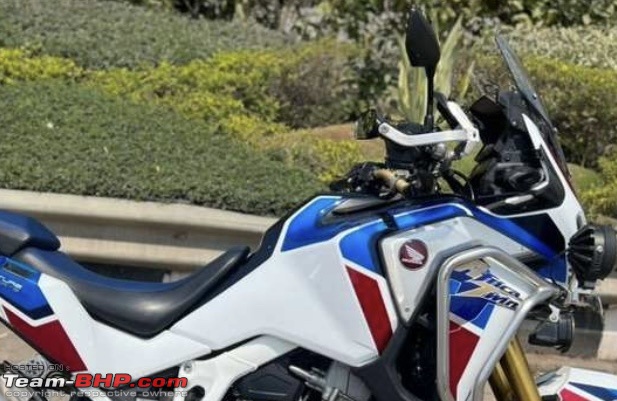 My Pre-Owned Honda Africa Twin Adventure Sports | Adv Reloaded | Cruising forward in time-bare-tank.jpg