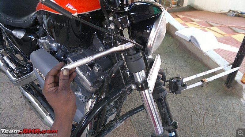 Harley Sportster Front suspension upgrade - RICOR Intiminators-fork-nut.jpg