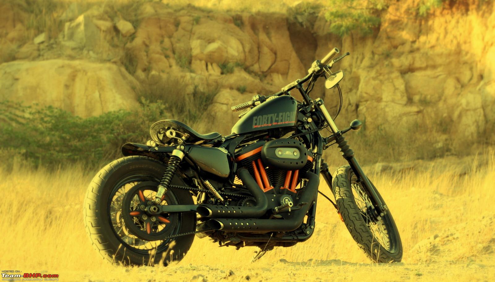 Custom Harley Bobber by Dtunerz - Team-BHP