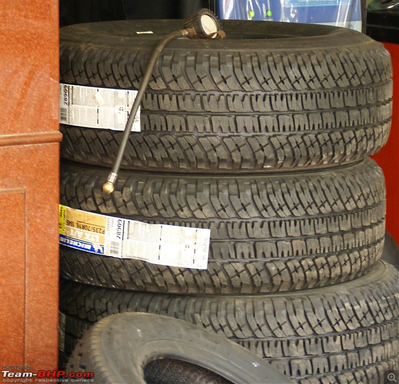 Mountain Green Tata Safari VX 4x4 Booked. EDIT : Now driving it!-2-tyres.jpg