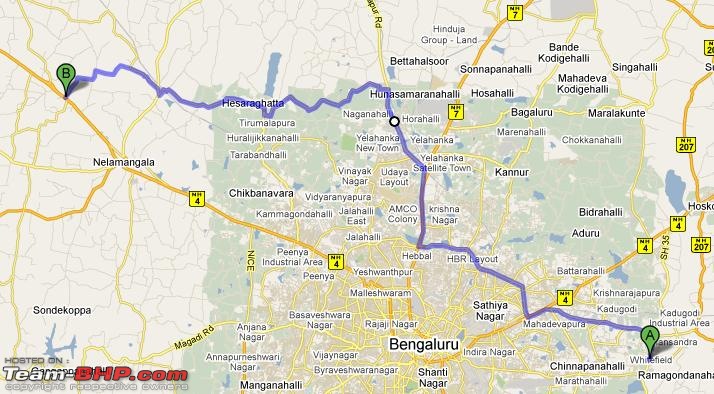 Bangalore Section Meet - trip to Gokarna via Jog falls-alternet-route.jpg