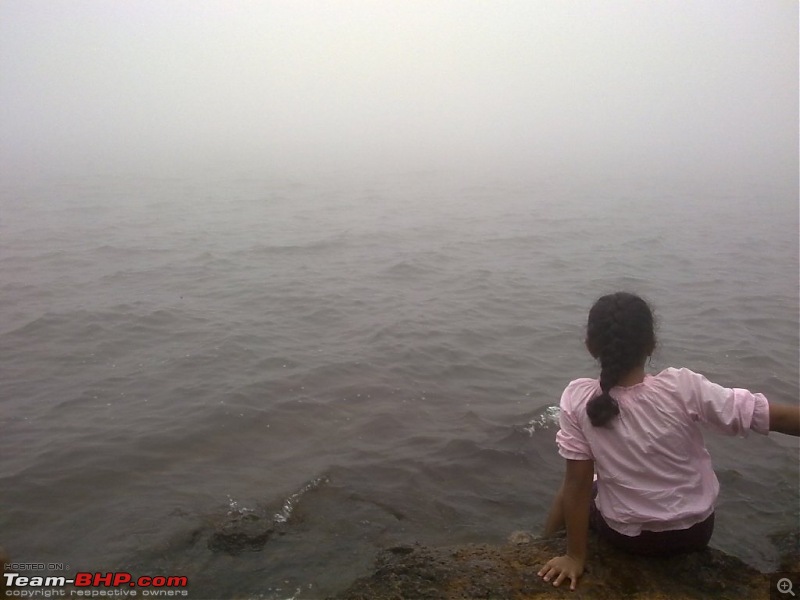 Drive and Meet: Kaas. Report and Pictures from Pg. 27-daughter-admiring-fog-kaas-lake.jpg