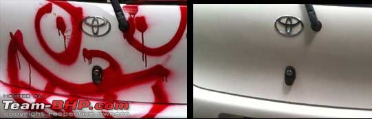 Soda Blasting in Bangalore: Strip any coating from any surface-graffiti-car-removed-without-damaging-paint.jpg