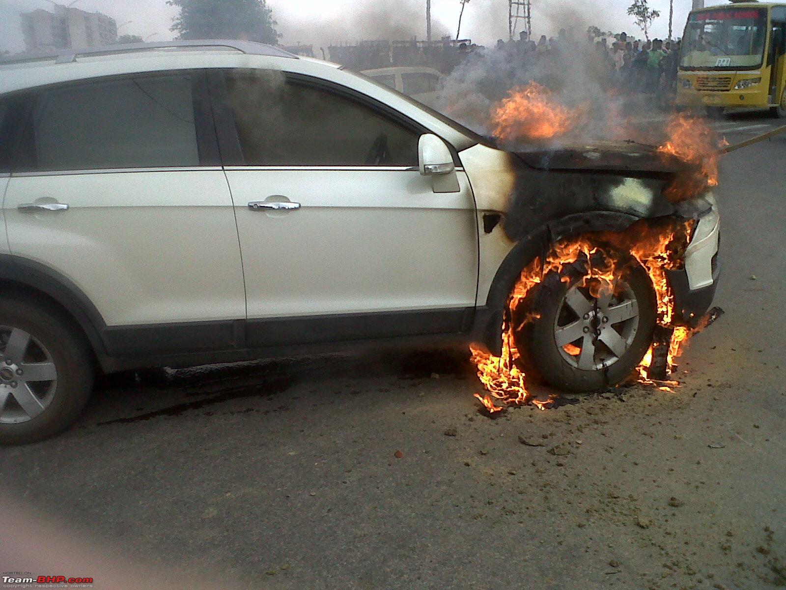 My Horror Story Chevrolet Captiva On Fire Team Bhp