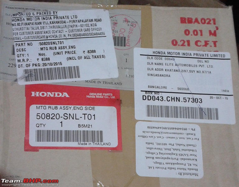 Honda Civic : Maintenance, Service Costs and Must dos-20151027_1920042.jpg