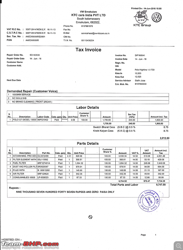 VW Polo - Maintenance and Service cost and dos/don'ts-first-service-12523-kms-copy.png