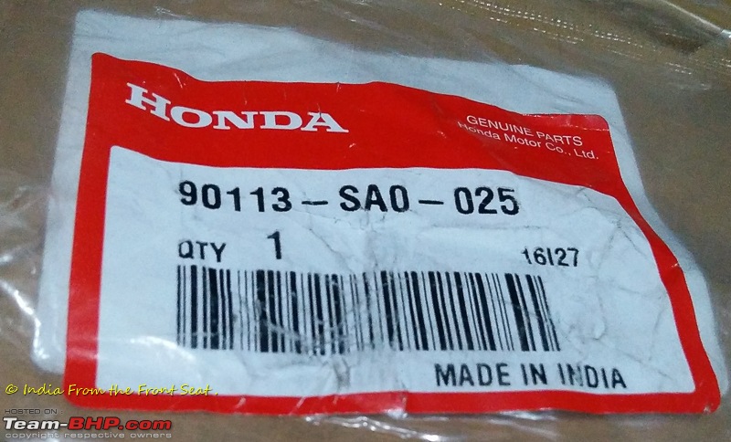 Honda Civic : Maintenance, Service Costs and Must dos-img_20170102_194708.jpg